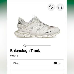 Size 43 And 44 Balenciaga Track Stars available comes with box and LED Charger